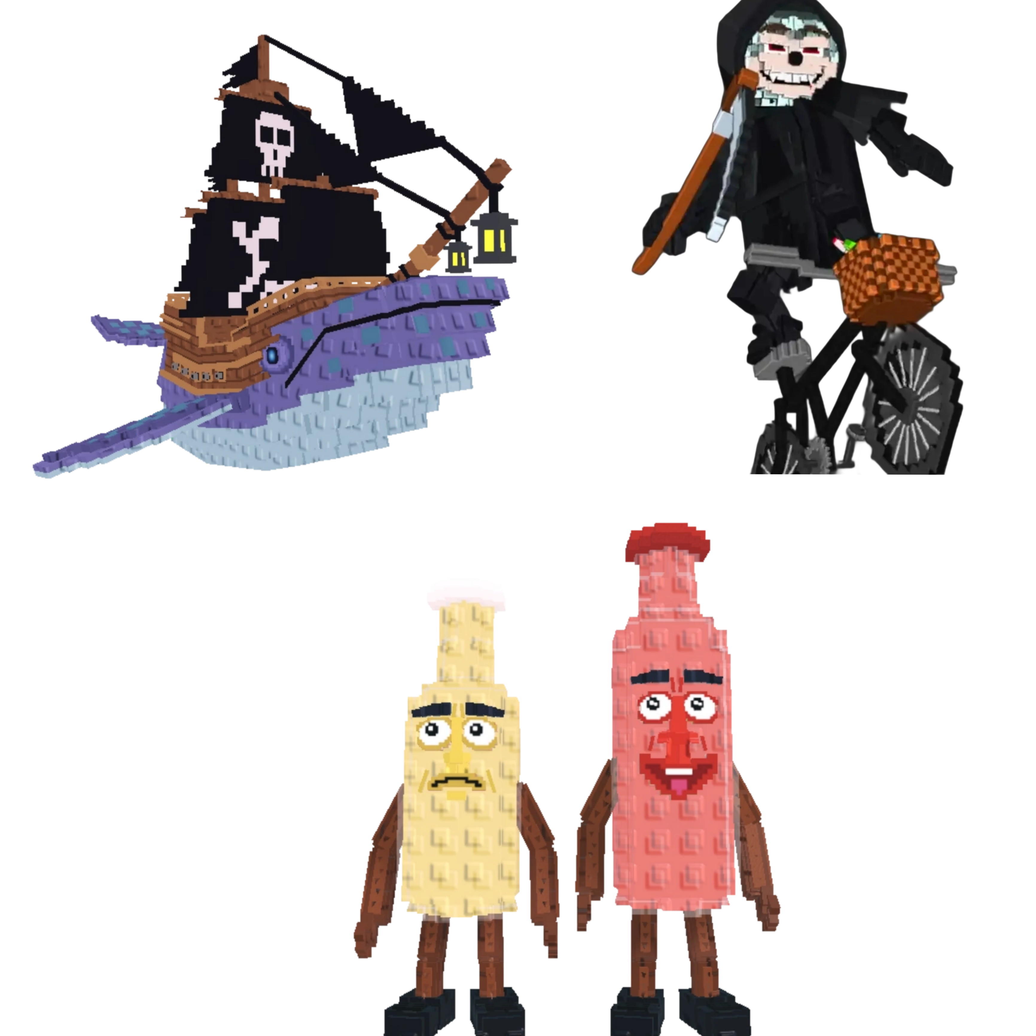 [BUNDLE] - ☄️ 1x Capitano Moby ☄️ 1x Ketchuru and Musturu ☄️ 1x Mieteteira Bicicleteira