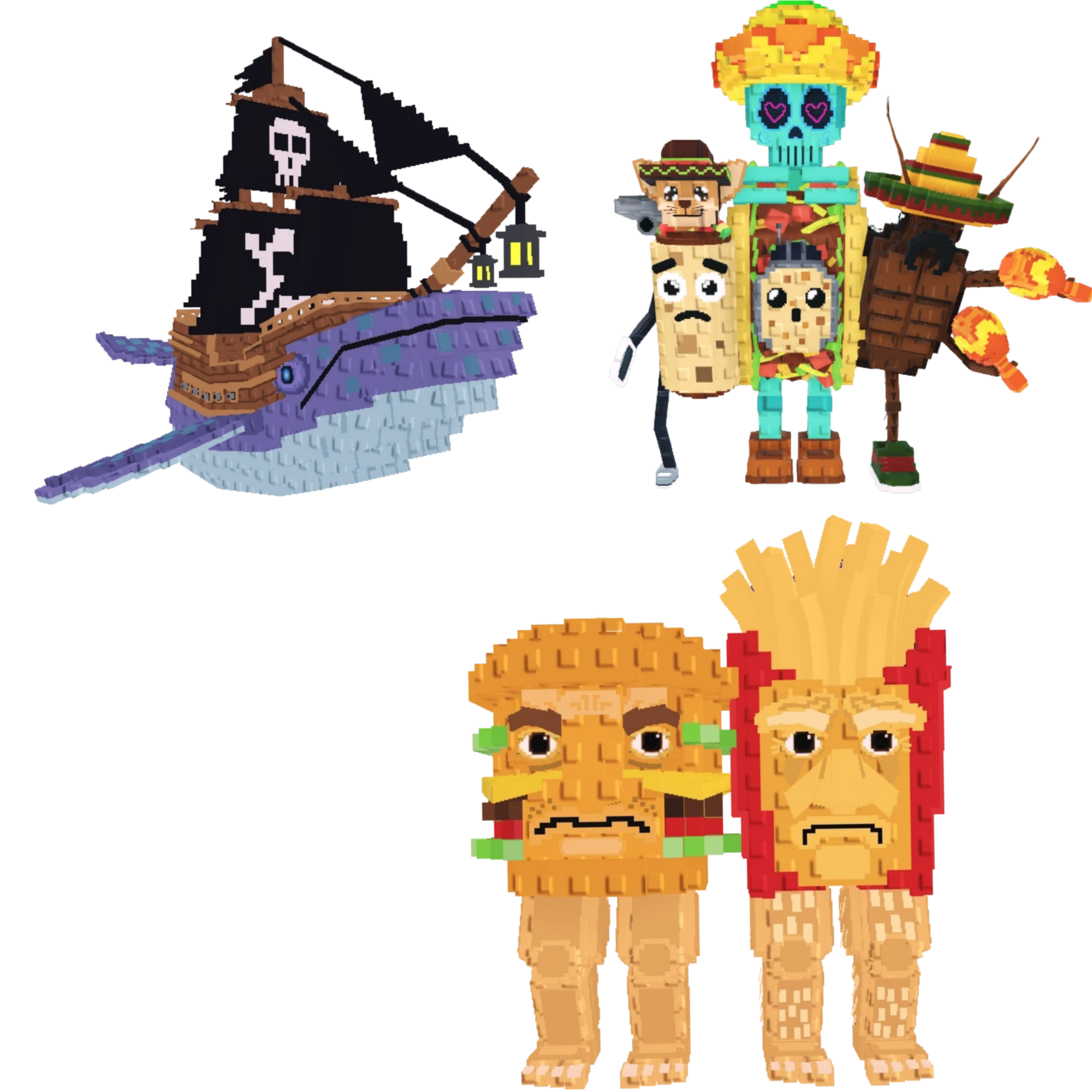 [BUNDLE] - 🍌 1x Capitano Moby 🍌 1x Burguro And Fryuro 🍌 1x La Taco Combinasion