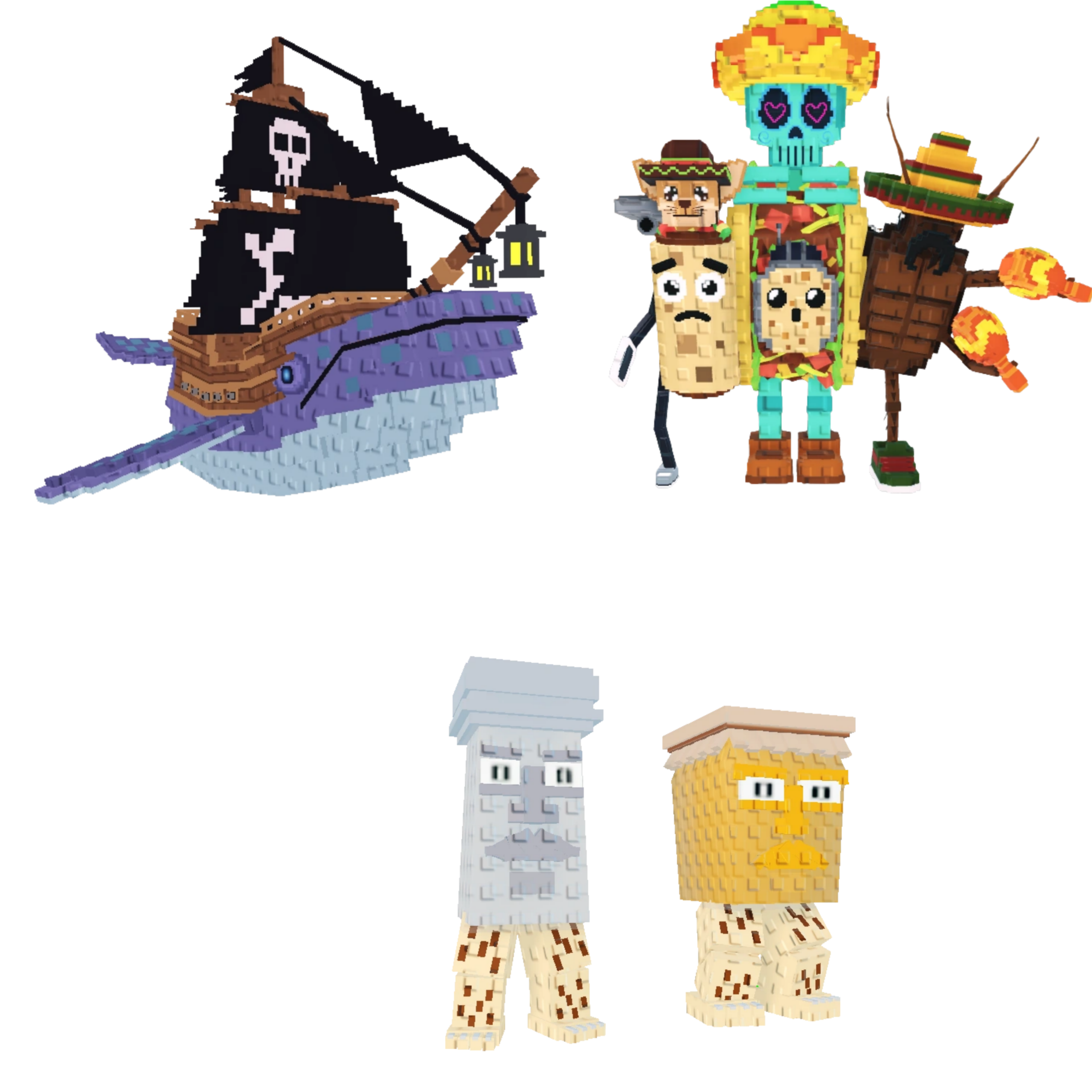 [BUNDLE] - 🥭 1x Capitano Moby 🥭 1x Garama and Madundung 🥭 1x La Taco Combinasion