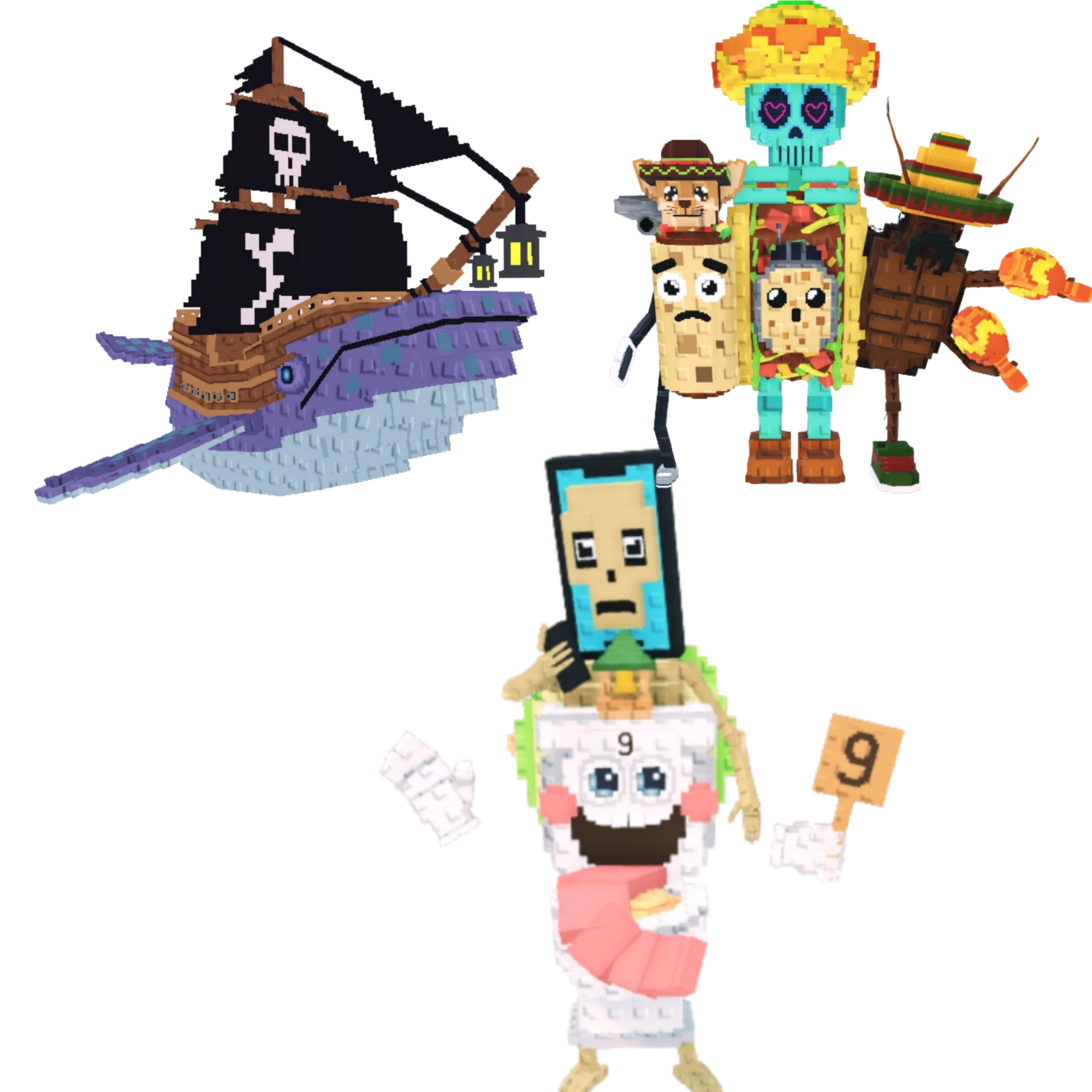 [BUNDLE] - 🍎 1x Capitano Moby 🍎 1x La Secret Combinasion 🍎 1x La Taco Combinasion