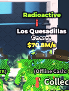 ✨ 70.8M/s ☢️ Radioactive Los Quesadillas - 2 traits Secret | Steal A Brainrot ⚡ FAST DELIVERY ⚡