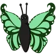 N Green Butterfly / Adopt Me