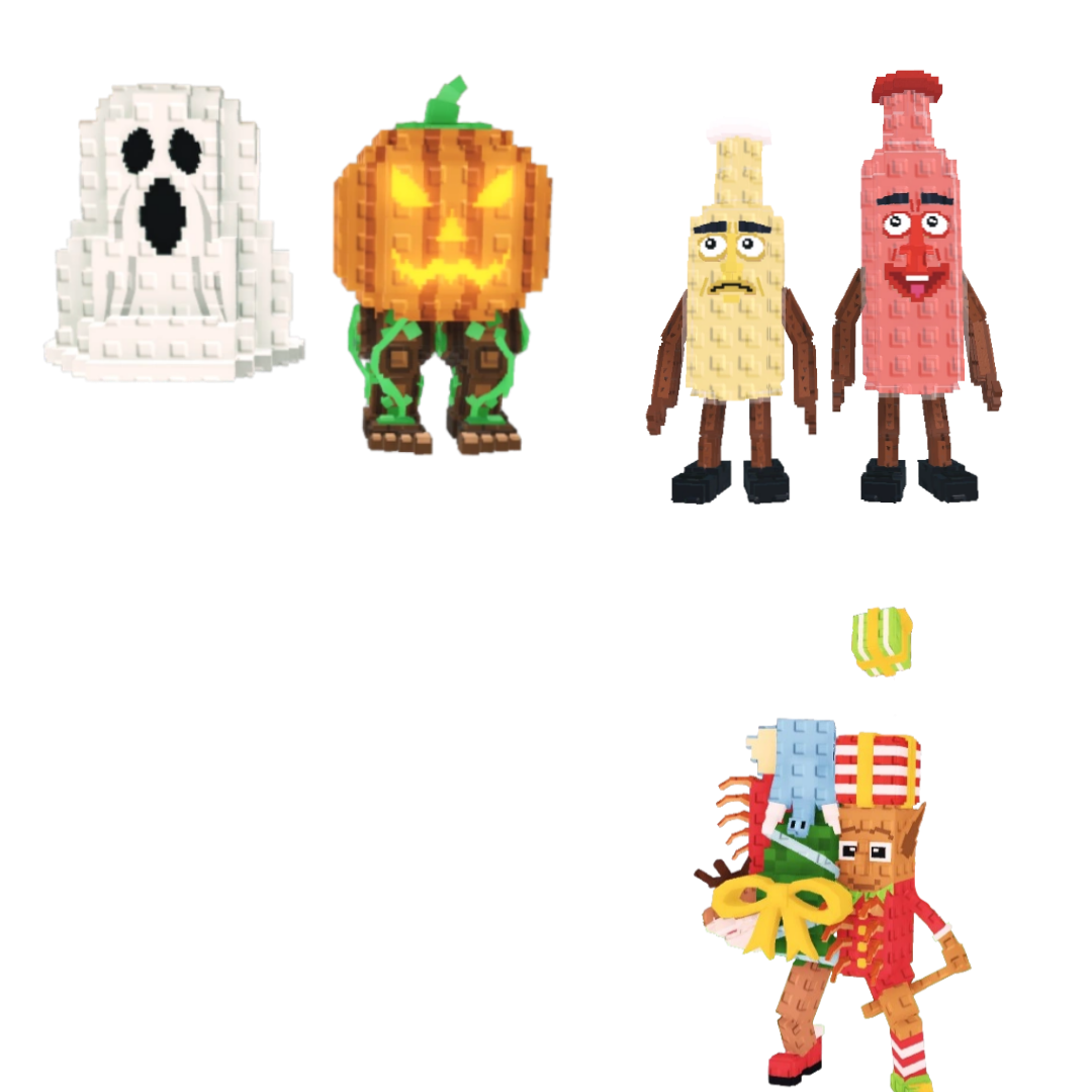 [BUNDLE] - ✨ 1x Spooky and Pumpky ✨ 1x La Jolly Grande ✨ 1x Ketchuru And Musturu