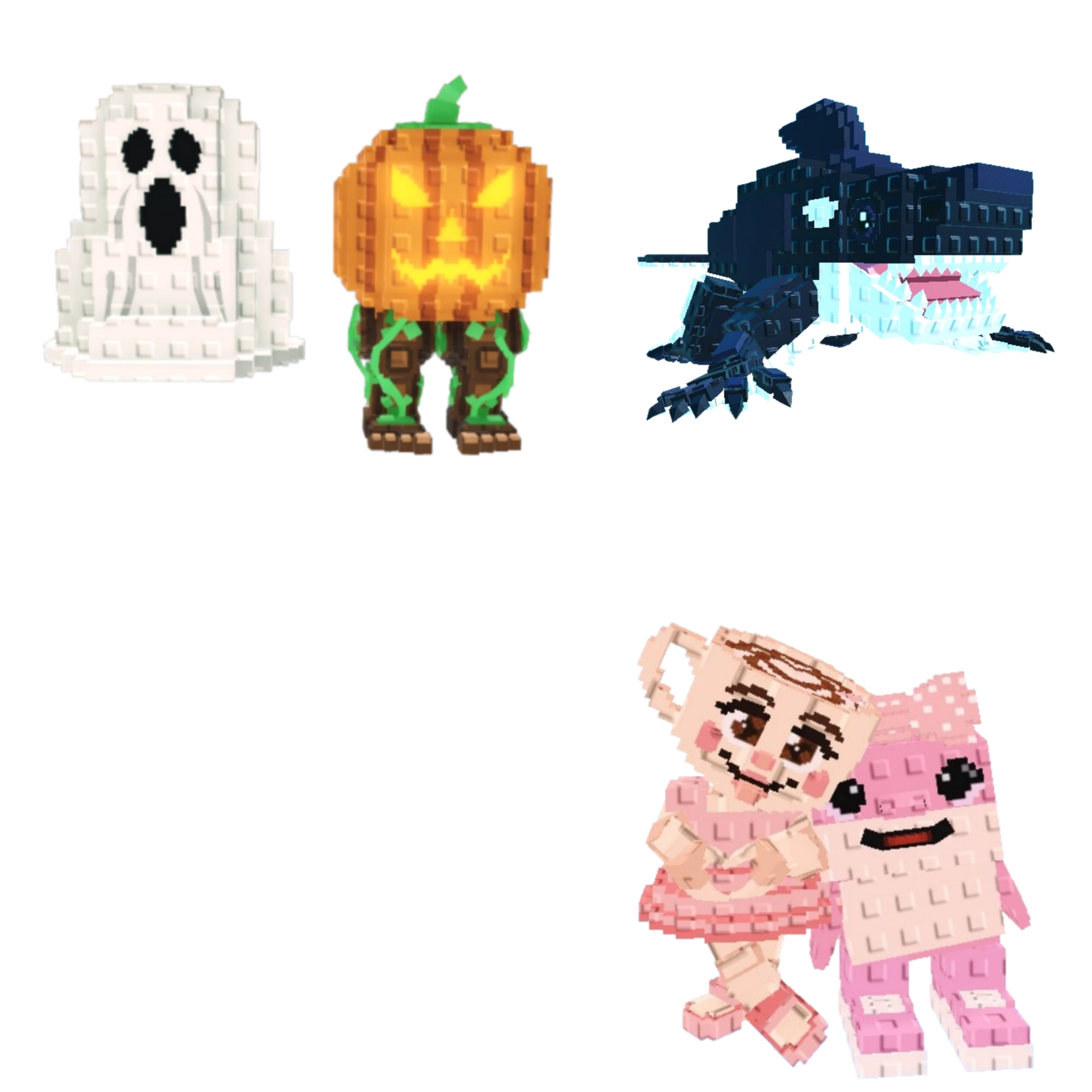 [BUNDLE] - 🎑 1x Spooky and Pumpky 🎑 1x Las Sis 🎑 1x Orcaledon