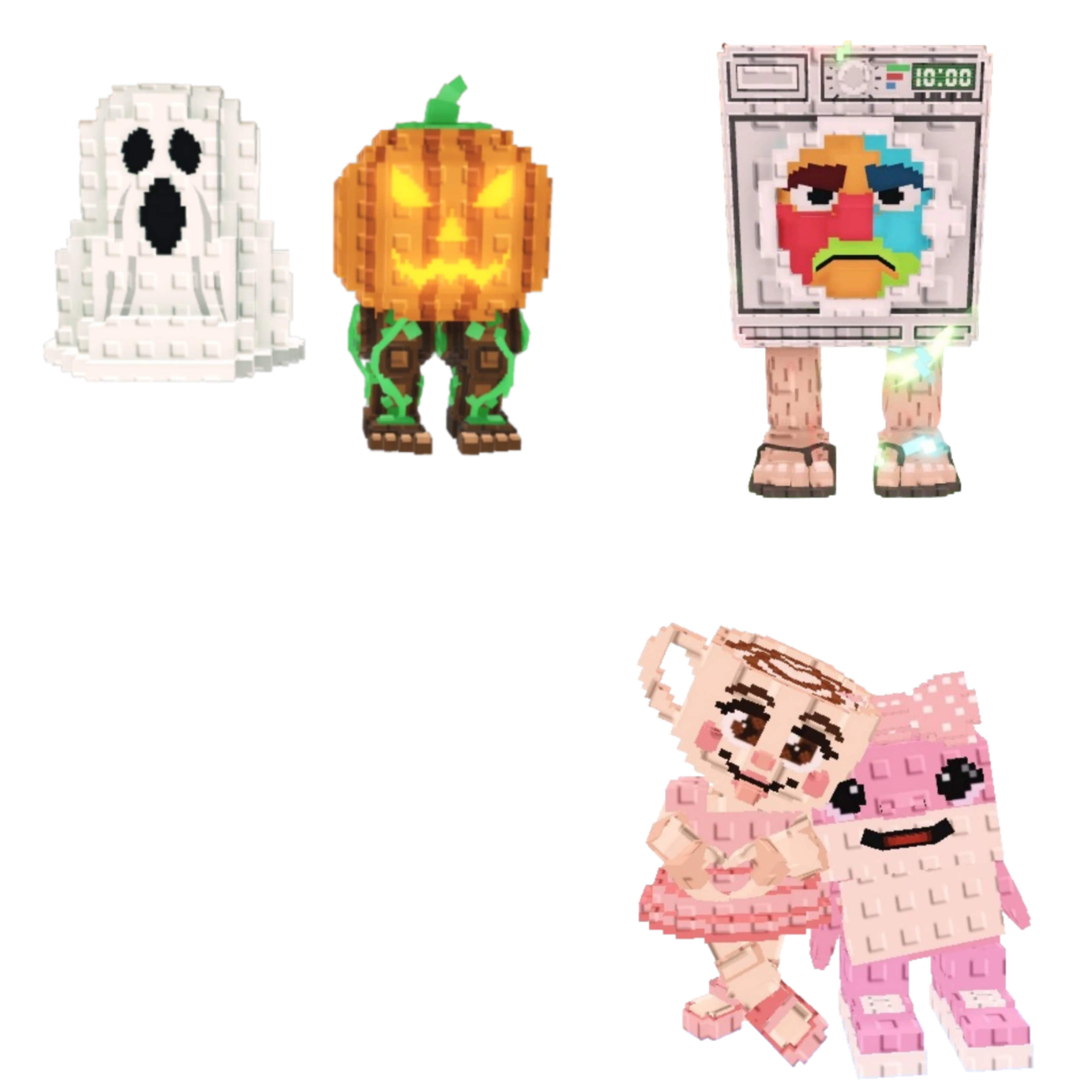 [BUNDLE] - 🎀 1x Spooky and Pumpky 🎀 1x Las Sis 🎀 1x Lavadorito Spinito