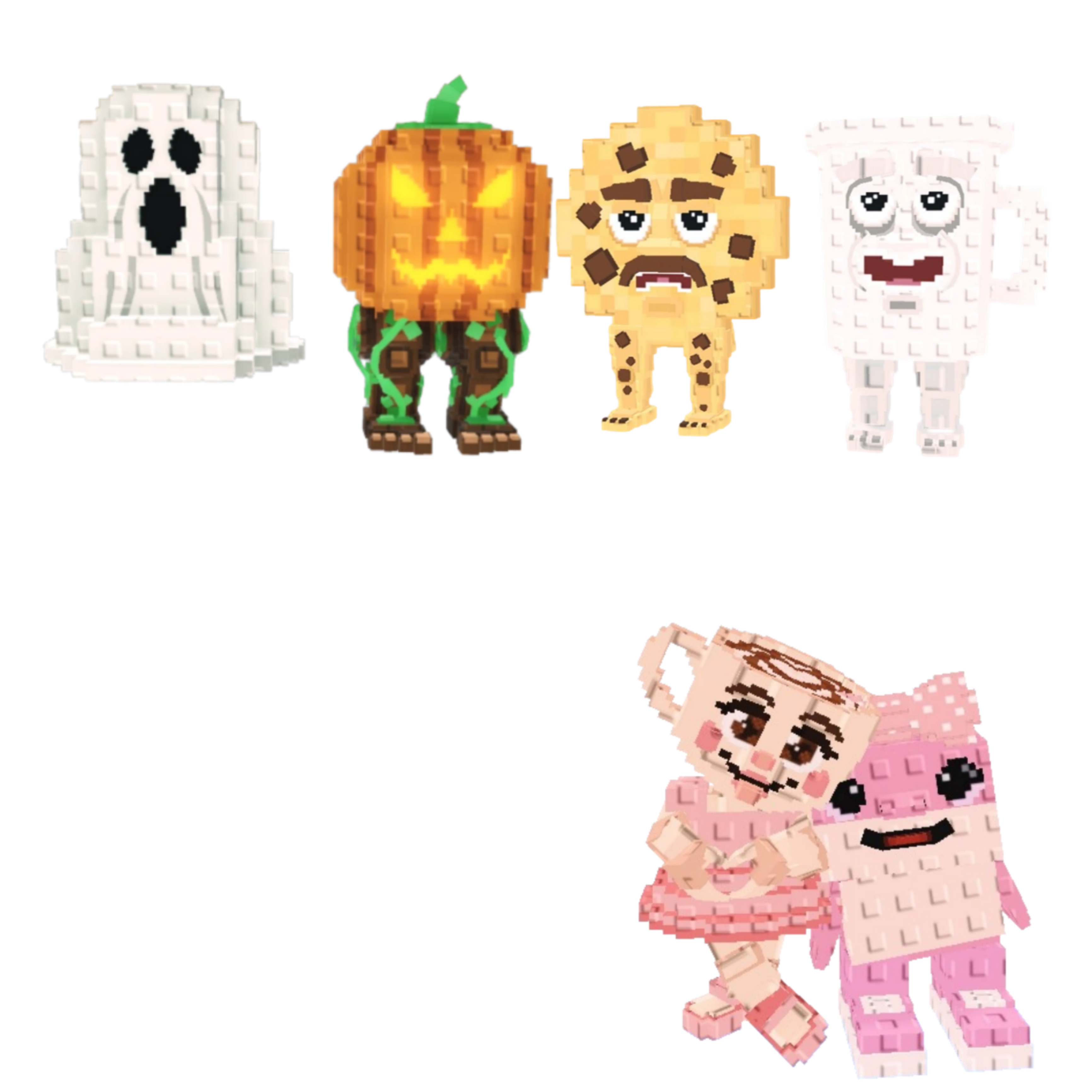 [BUNDLE] - 🎗️ 1x Spooky and Pumpky 🎗️ 1x Las Sis 🎗️ 1x Cooki And Milki