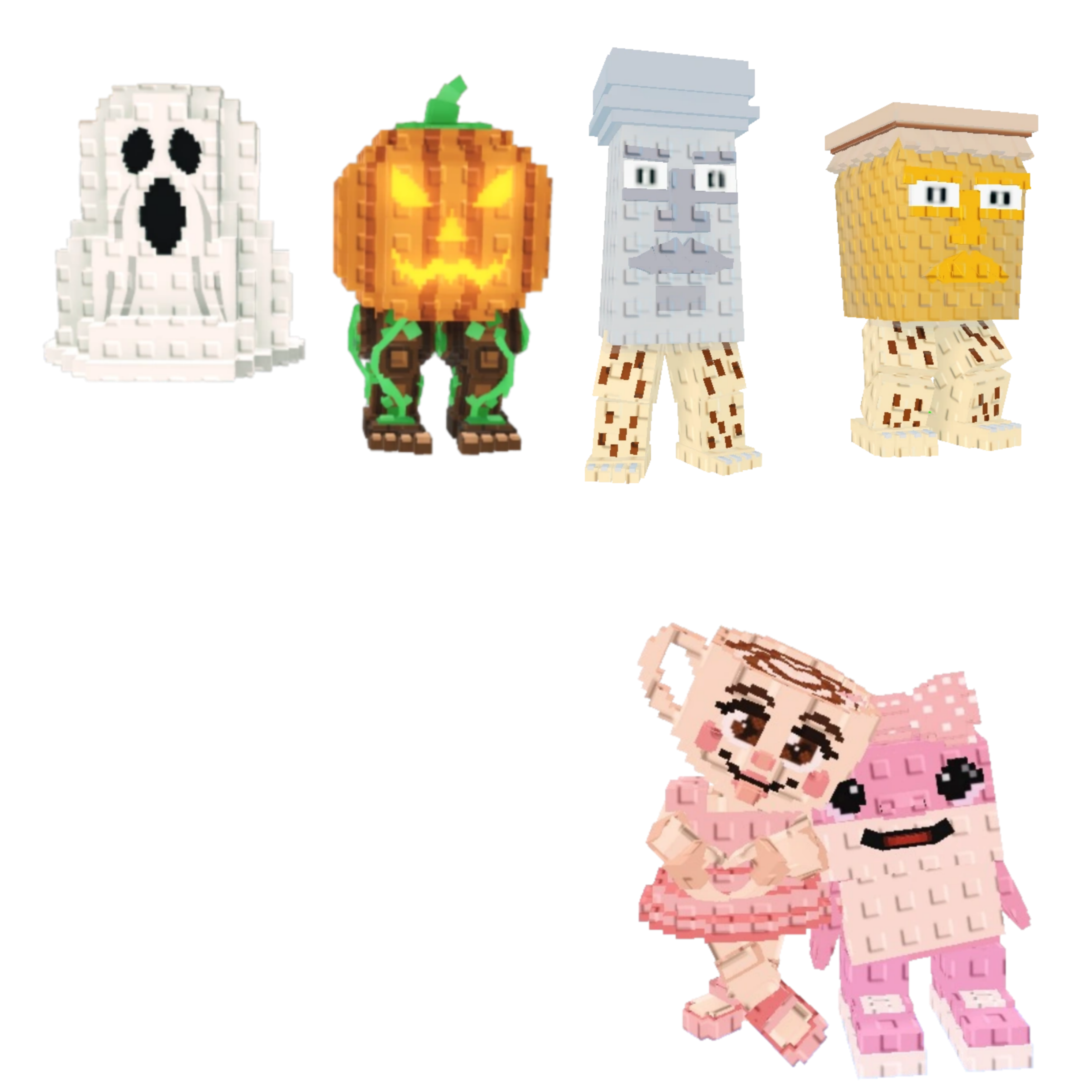 [BUNDLE] - 🎟️ 1x Spooky and Pumpky 🎟️ 1x Las Sis 🎟️ 1x Garama And Madundung