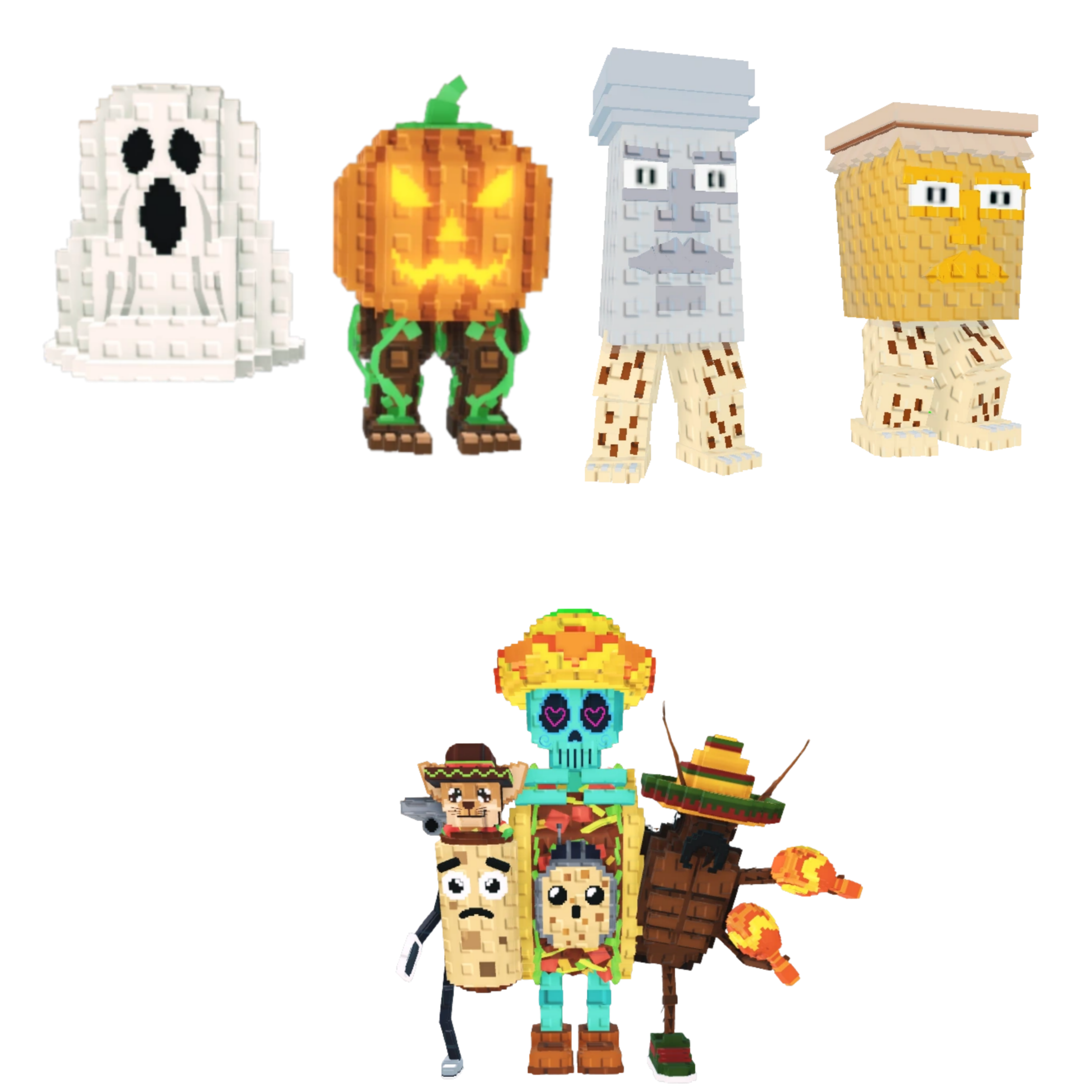 [BUNDLE] - 🥉 1x Spooky and Pumpky 🥉 1x La Taco Combinasion 🥉 1x Garama And Madundung