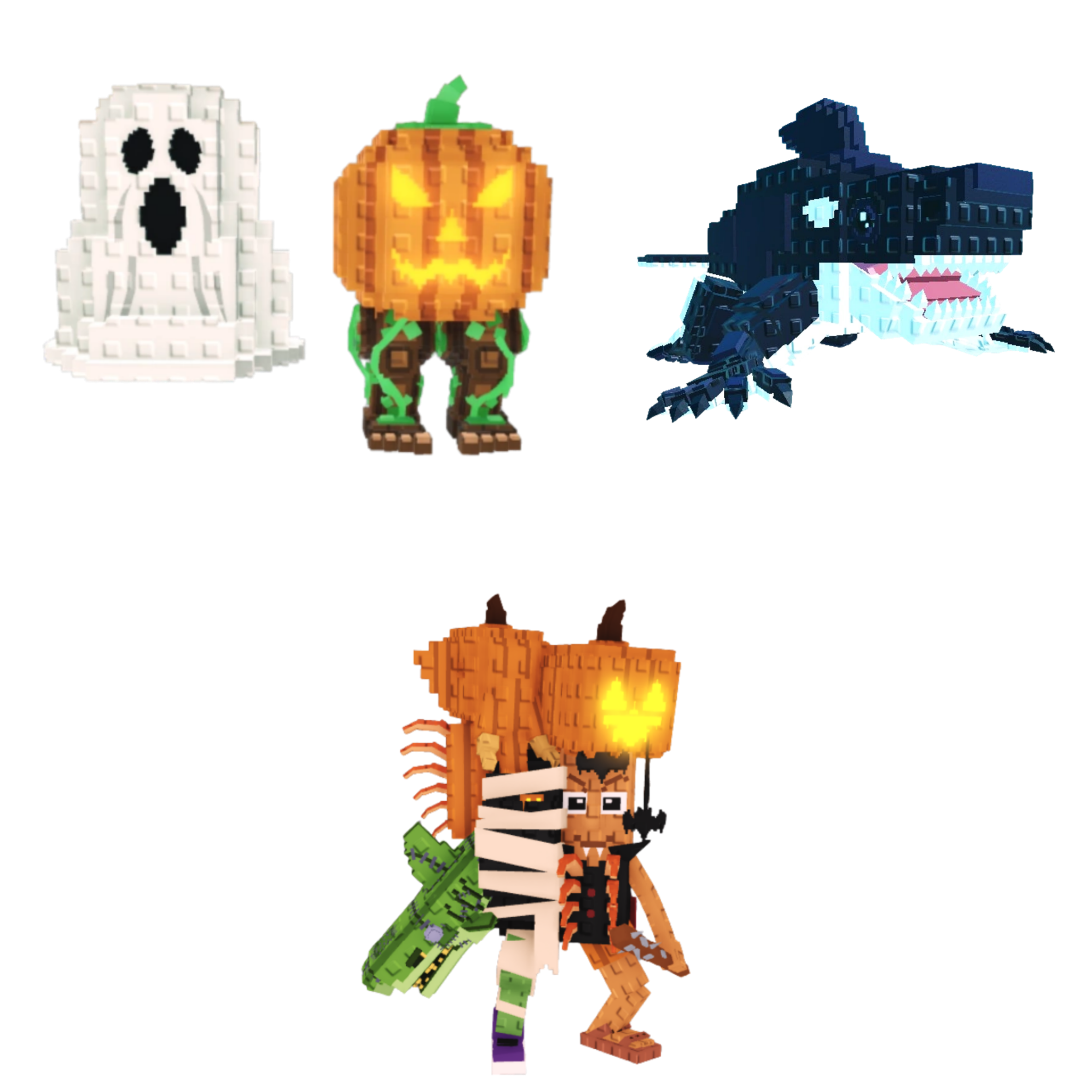 [BUNDLE] - ⚾ 1x Spooky and Pumpky ⚾ 1x La Spooky Grande ⚾ 1x Orcaledon