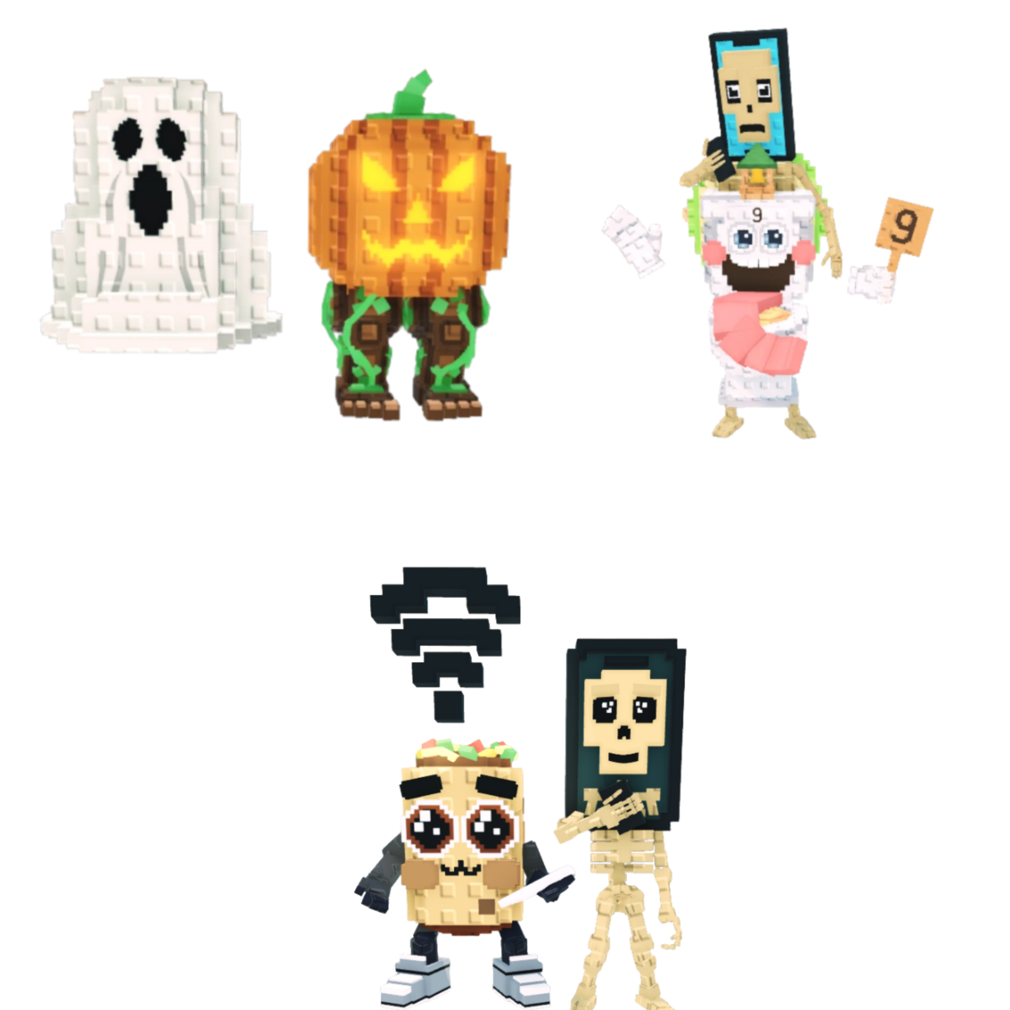 [BUNDLE] - 🥎 1x Spooky and Pumpky 🥎 1x Los Mobilis 🥎 1x La Secret Combinasion