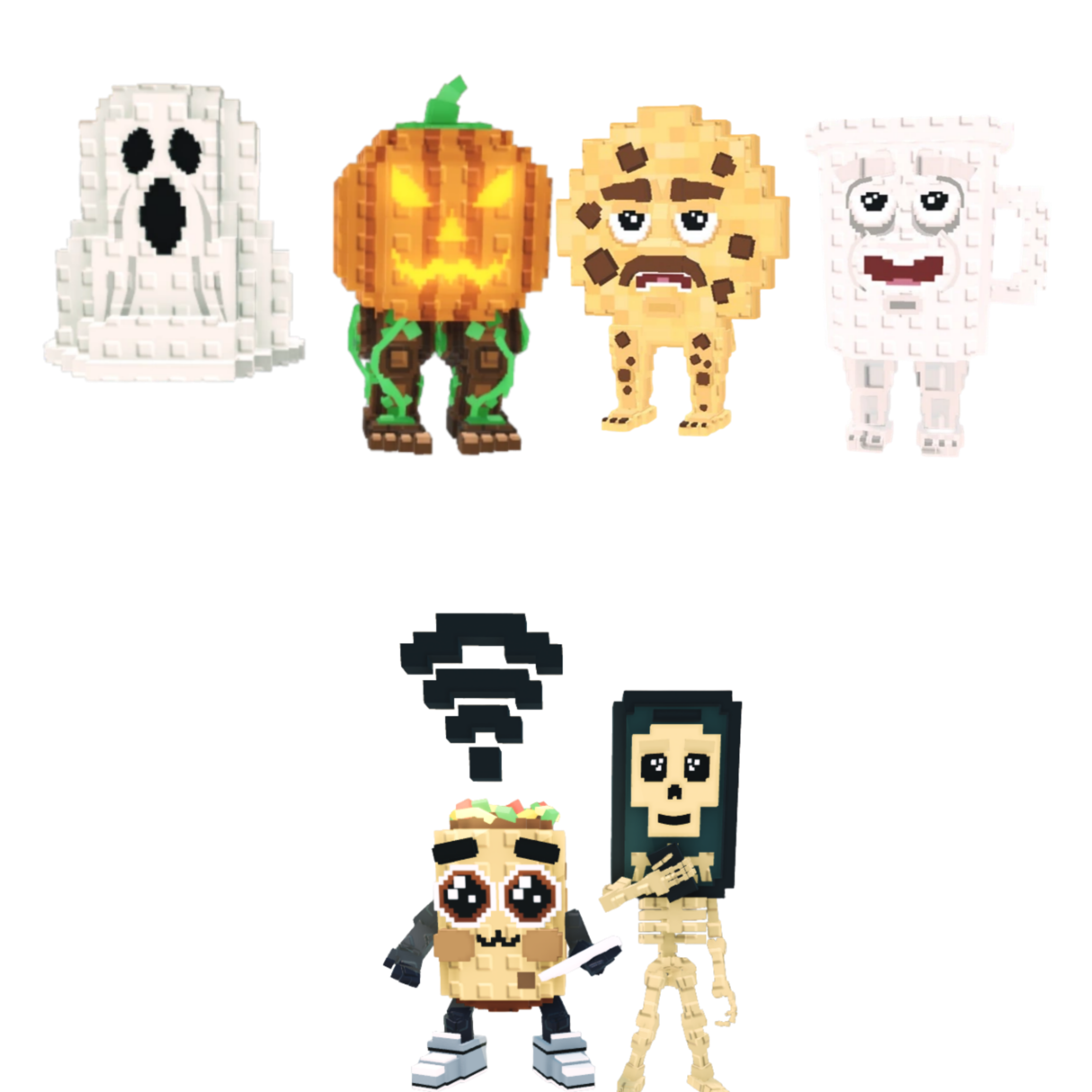 [BUNDLE] - 🏀 1x Spooky and Pumpky 🏀 1x Los Mobilis 🏀 1x Cooki And Milki