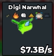 BS11349 Digi Narwhal Radioactive 7.3M/s | INSTANT DELIVERY🔥