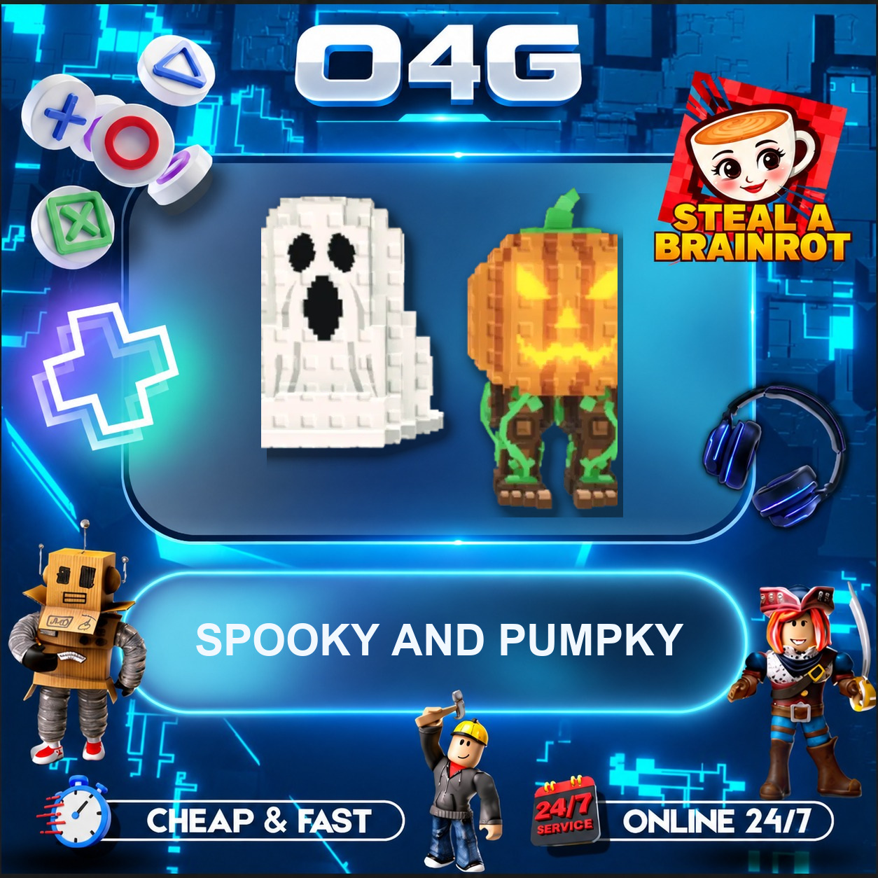 Spooky and Pumpky>None>480M/s