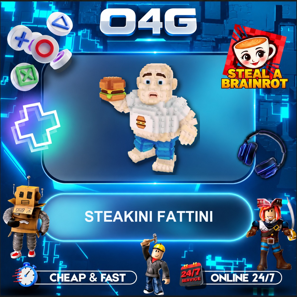 Steakini Fattini>None>770M/s
