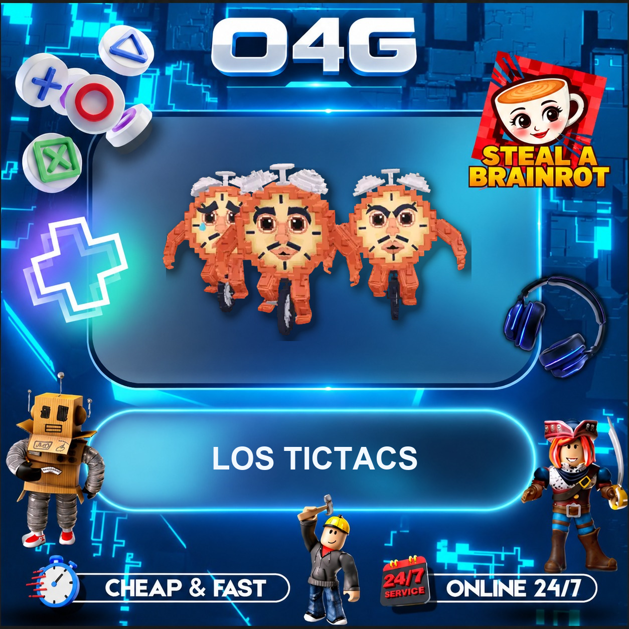 Los Tictacs>None>60M/s