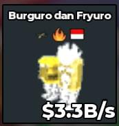 BS11360 Burguro and Fryuro Divine Clean Cheappest Divine 3.3B/s