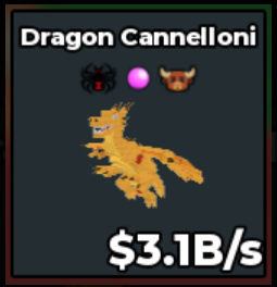 DRAGON CANNELLONI three Trait 3.1B/S