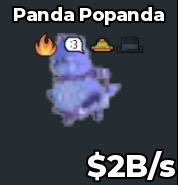 BS11369 Panda Popanda CHEAP FAST DELIVERY Crystal 2B/s