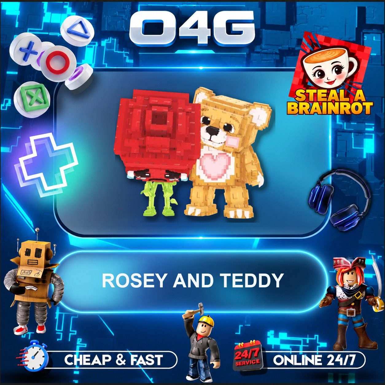 Rosey and Teddy>None>165M/s