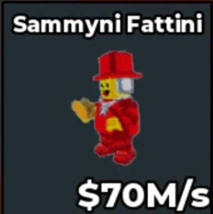 BS11384 Sammyni Fattini 70M/s