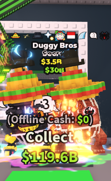 DUGGY BROS 3.5B/S (SPIDER + 9 TRAIITS) – STEAL A BRAINROT – FAST DELIVERY & TRUSTED #F8WN3M