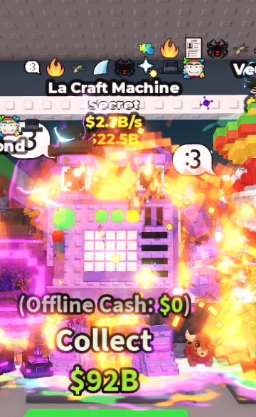 LA CRAFT MACHINE 2.3B/S (SPIDER + 7 TRAITS) – STEAL A BRAINROT – FAST DELIVERY & TRUSTED #E2TK8R