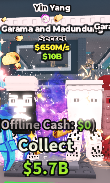YIN YANG GARAMA AND MADUNDUNG 650M/S (GALACTIC+ TACO) – STEAL A BRAINROT – FAST DELIVERY & TRUSTED #W7ZR2H