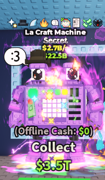 LA CRAFT MACHINE 2.7B/S (MONEY + 8 TRAITS) – STEAL A BRAINROT – FAST DELIVERY & TRUSTED #D5ZR8H