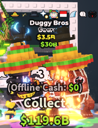 DUGGY BROS 3.5B/S (SPIDER + 9 TRAIITS) – STEAL A BRAINROT – FAST DELIVERY & TRUSTED #F8WN3M