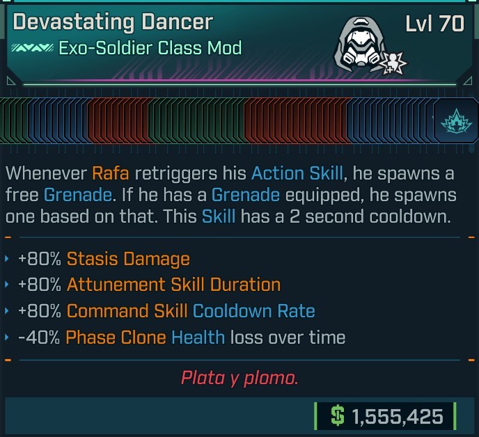 ⭐[MODDED] L70 RAFA (EXO-SOLDIER) ALL IN ONE CLASS MOD - MAX ALL RAFA SKILLS - OVER 30 MODDED PERKS AND STATS⭐