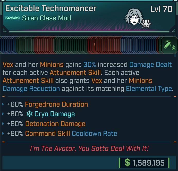 ⭐[MODDED] L70 VEX (SIREN) ALL IN ONE CLASS MOD - MAX ALL VEX SKILLS - OVER 30 MODDED PERKS AND STATS⭐