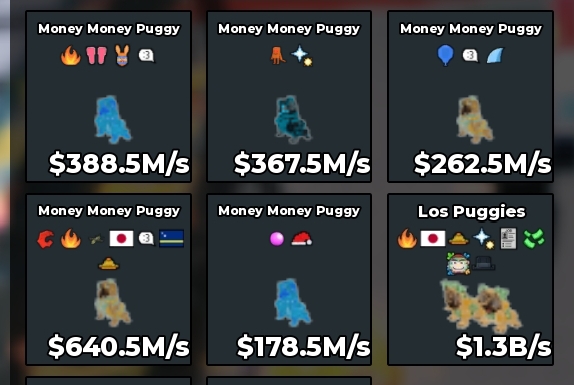 BS11419 Money Money Puggy Bundle Rare Trait 2.1B/s