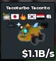 BS11433 TacoTurbo Tacorito 1.1B/s