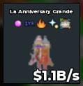 BS11436 La Anniversary Grande 1.1B/s
