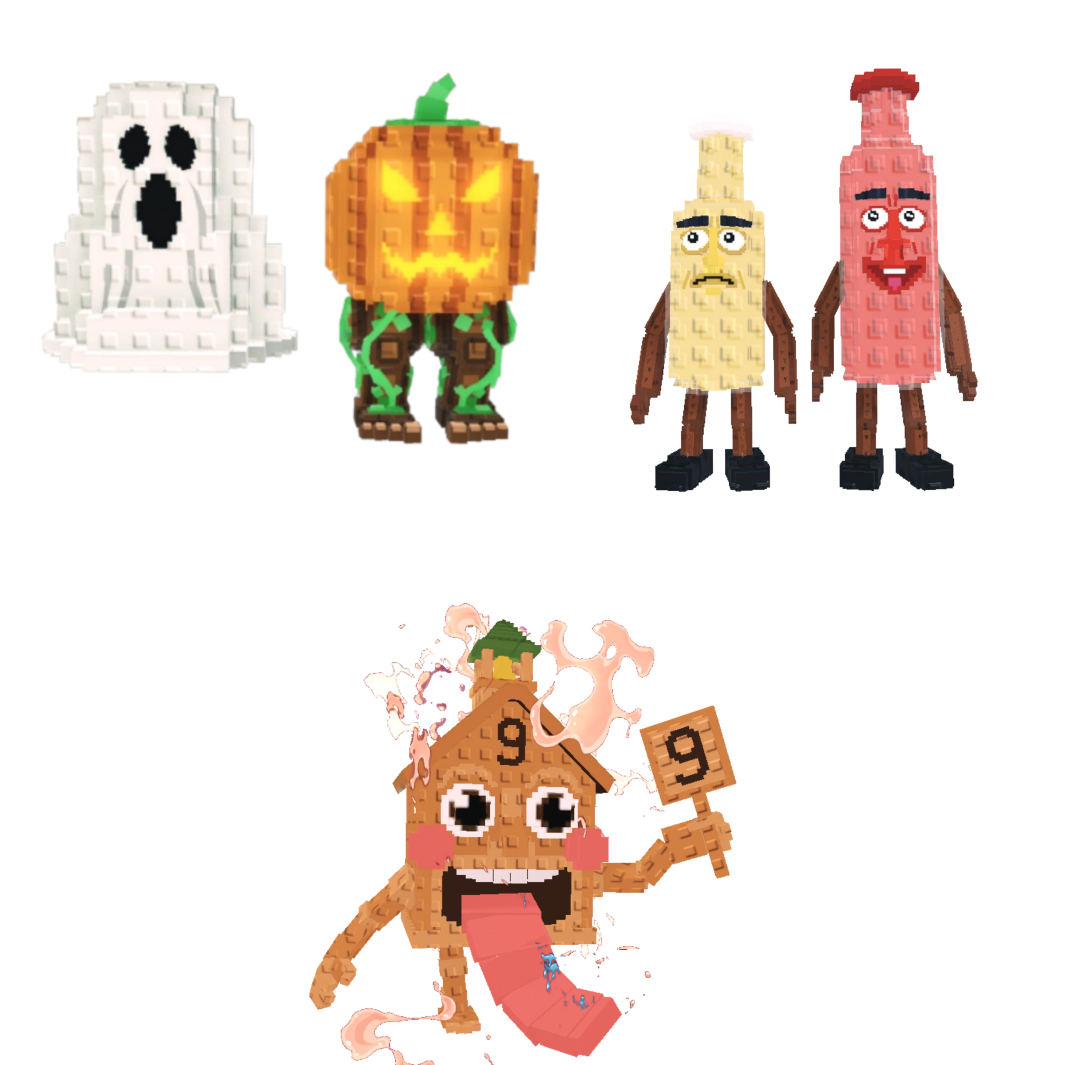 [BUNDLE] - 🥊 1x Spooky and Pumpky 🥊 1x Esok Sekolah 🥊 1x Ketchuru And Musturu