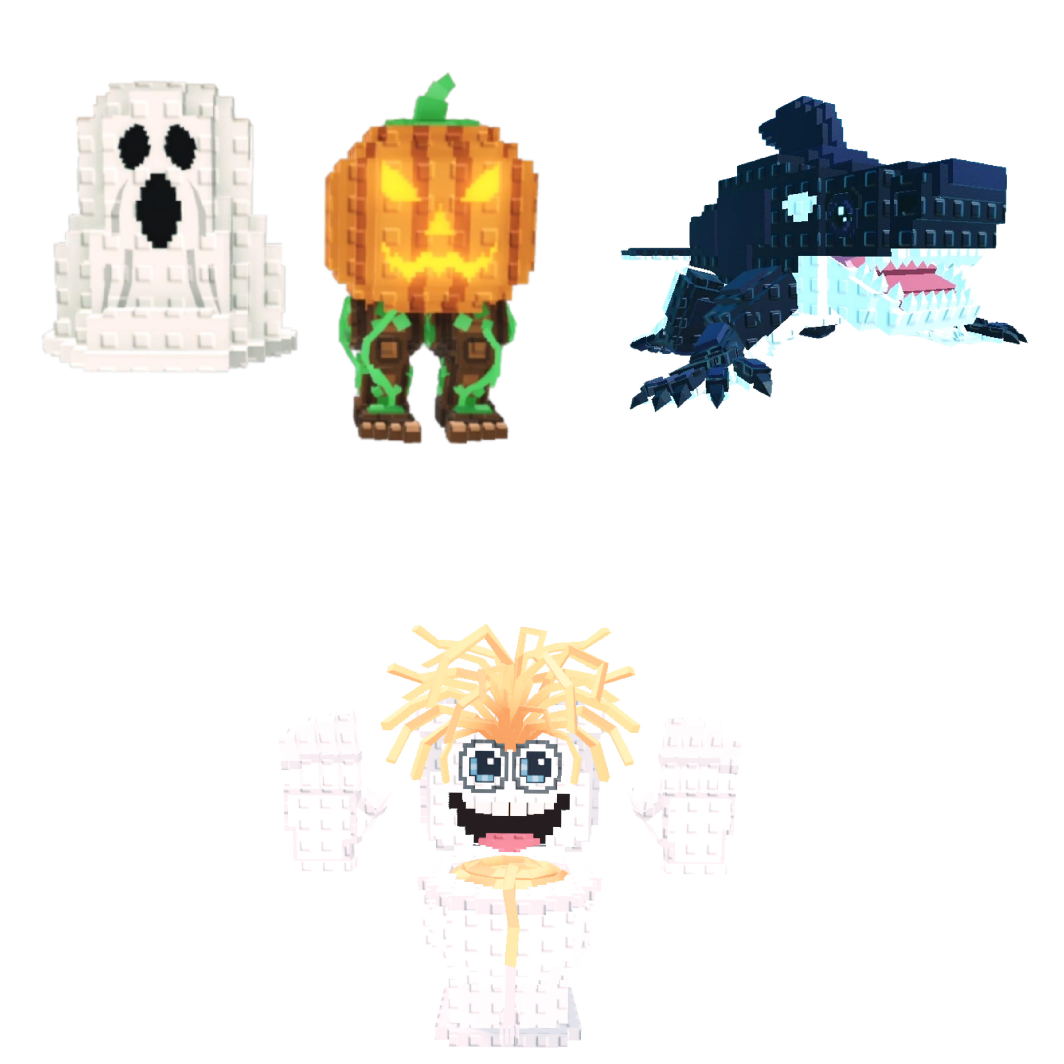 [BUNDLE] - 🎣 1x Spooky and Pumpky 🎣 1x Spaghetti Tualeti 🎣 1x Orcaledon