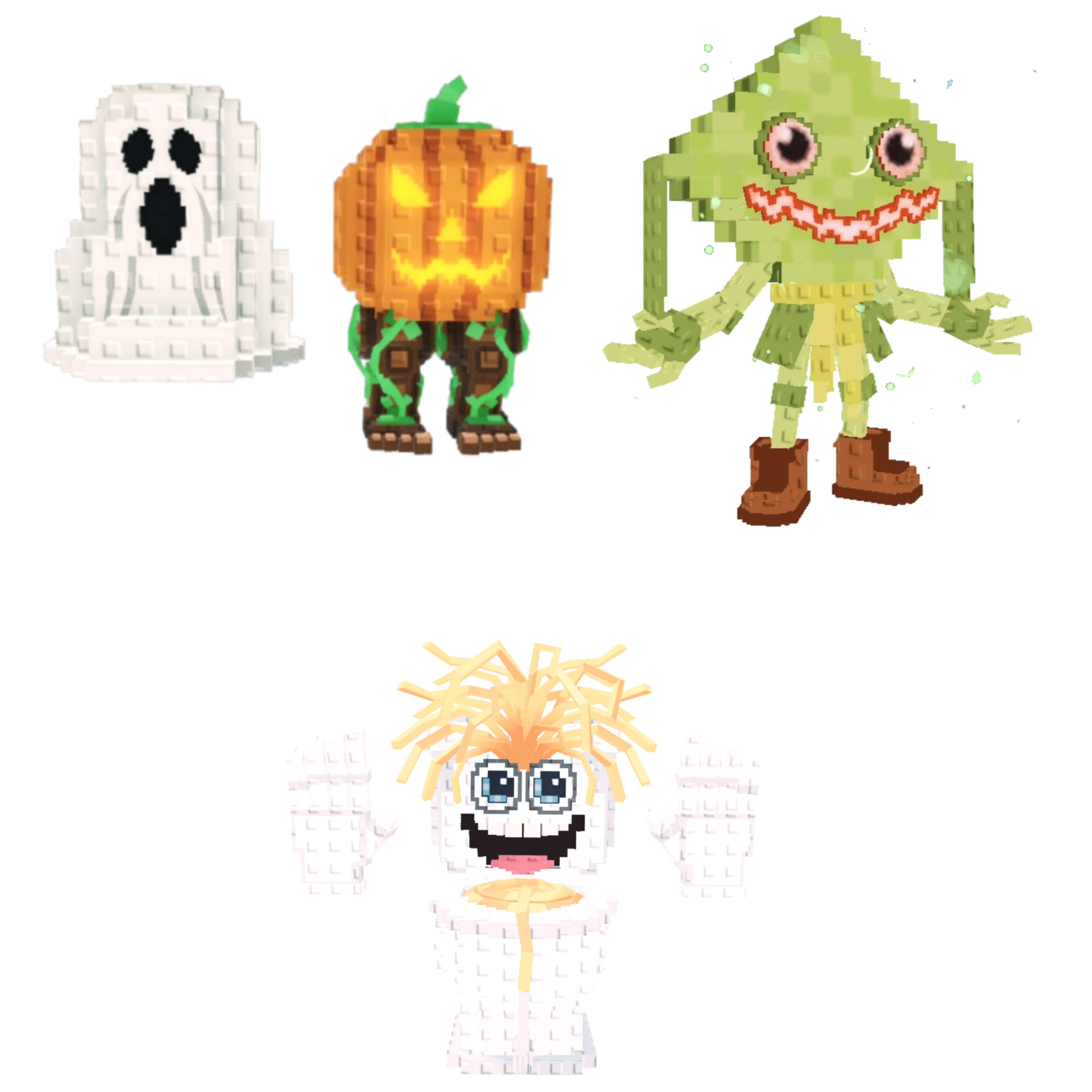 [BUNDLE] - 🤿 1x Spooky and Pumpky 🤿 1x Spaghetti Tualeti 🤿 1x Ketupat Kepat