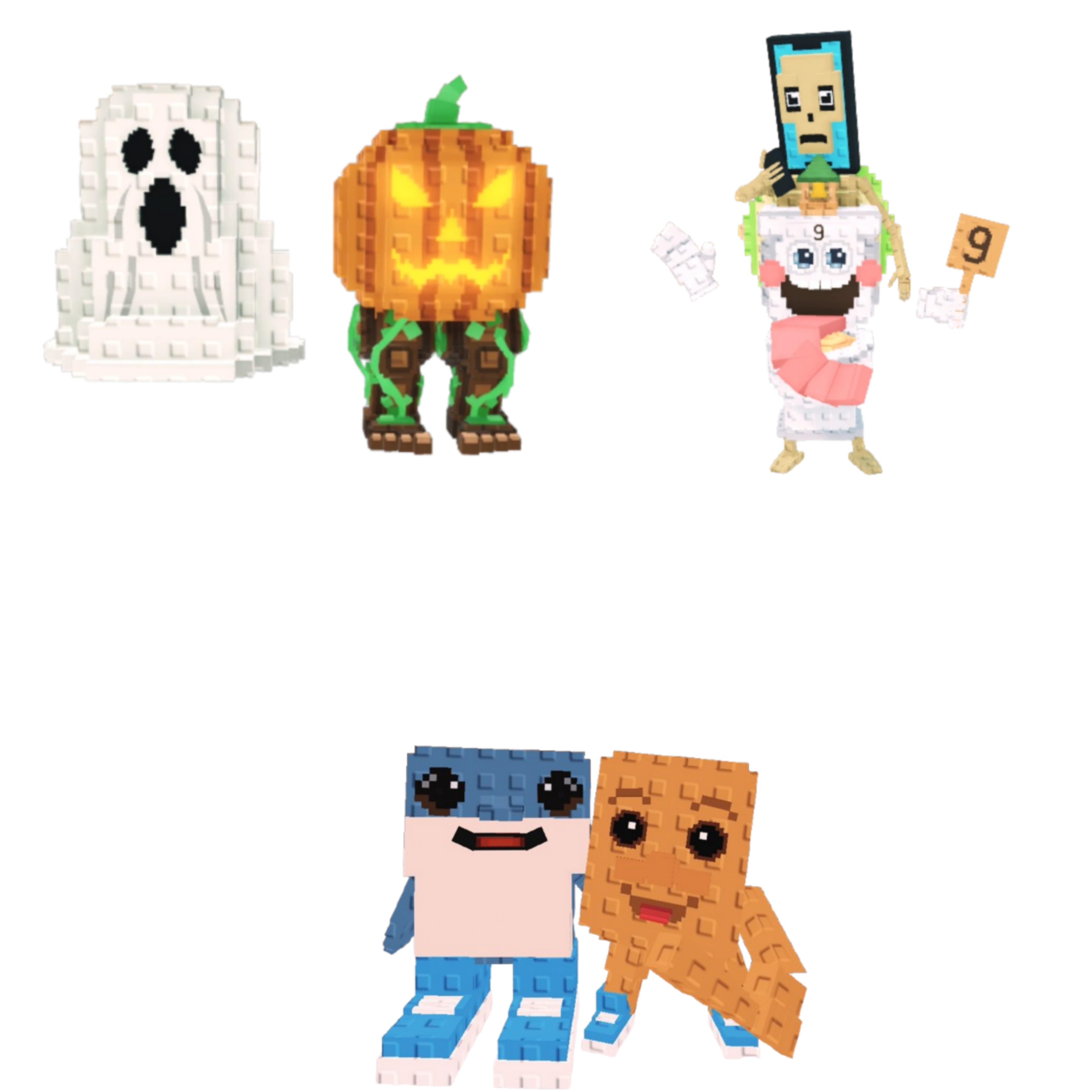 [BUNDLE] - 🎽 1x Spooky and Pumpky 🎽 1x Los Bros 🎽 1x La Secret Combinasion