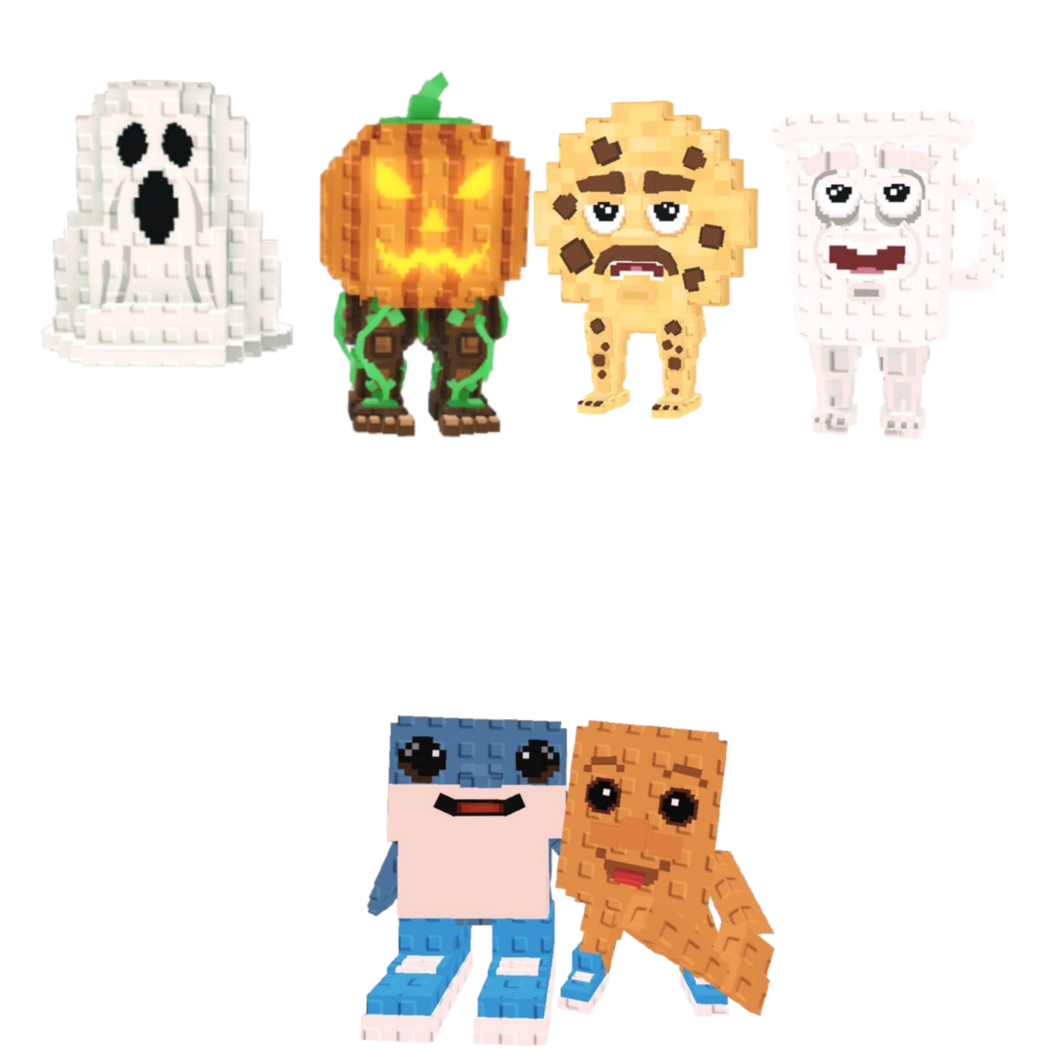 [BUNDLE] - 🎿 1x Spooky and Pumpky 🎿 1x Los Bros 🎿 1x Cooki And Milki
