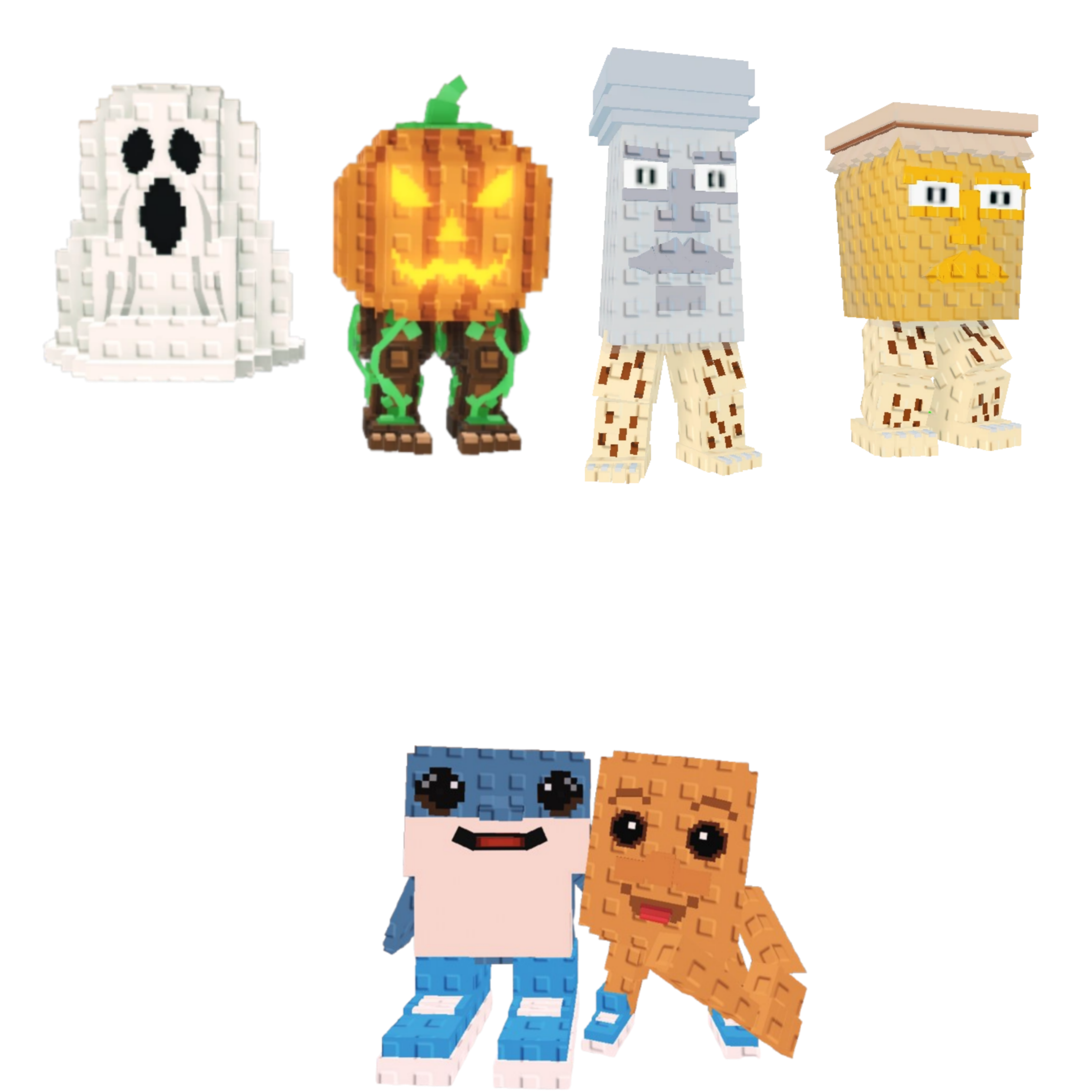 [BUNDLE] - 🛷 1x Spooky and Pumpky 🛷 1x Los Bros 🛷 1x Garama And Madundung