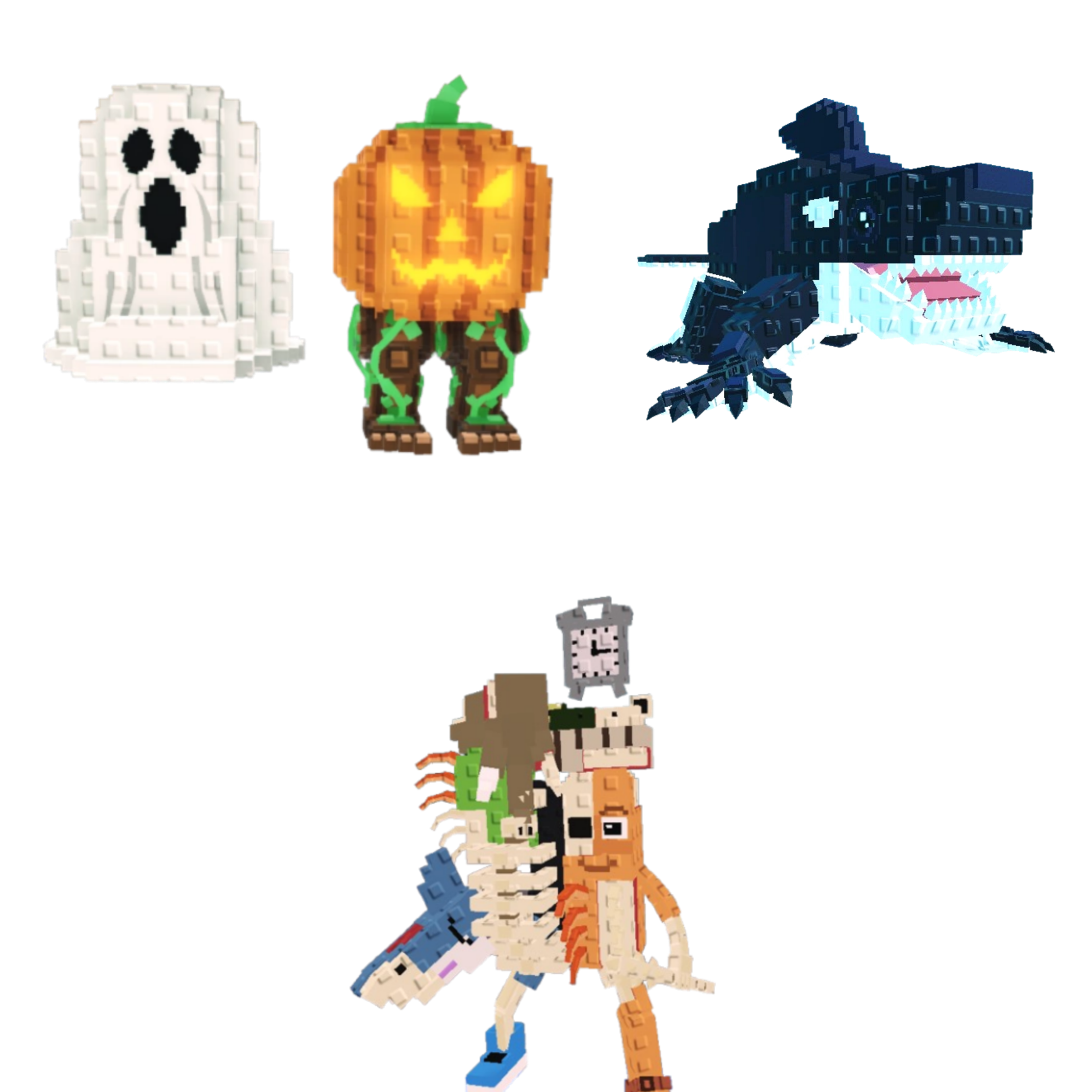 [BUNDLE] - 🎯 1x Spooky and Pumpky 🎯 1x La Extinct Grande 🎯 1x Orcaledon