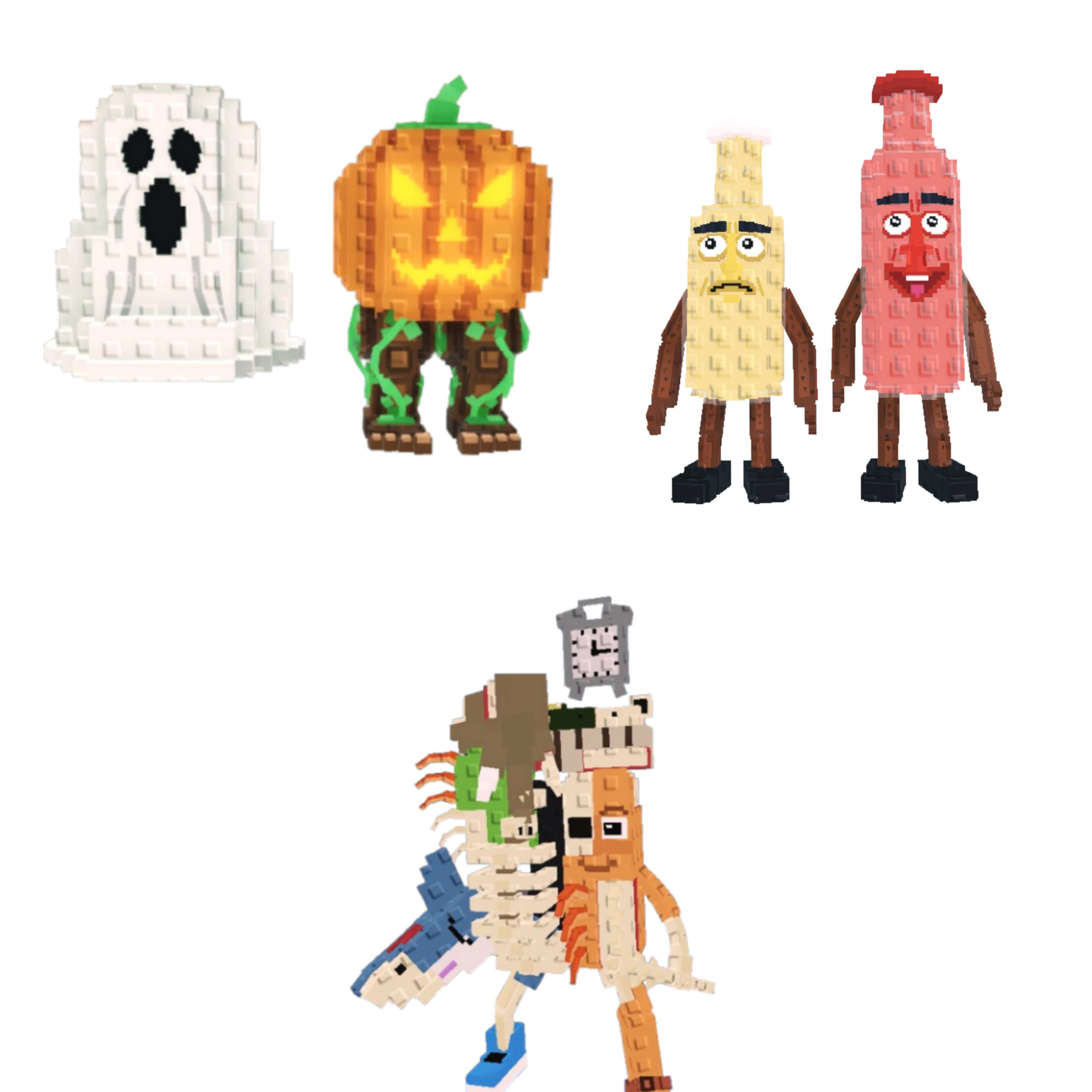 [BUNDLE] - 🎱 1x Spooky and Pumpky 🎱 1x La Extinct Grande 🎱 1x Ketchuru And Musturu