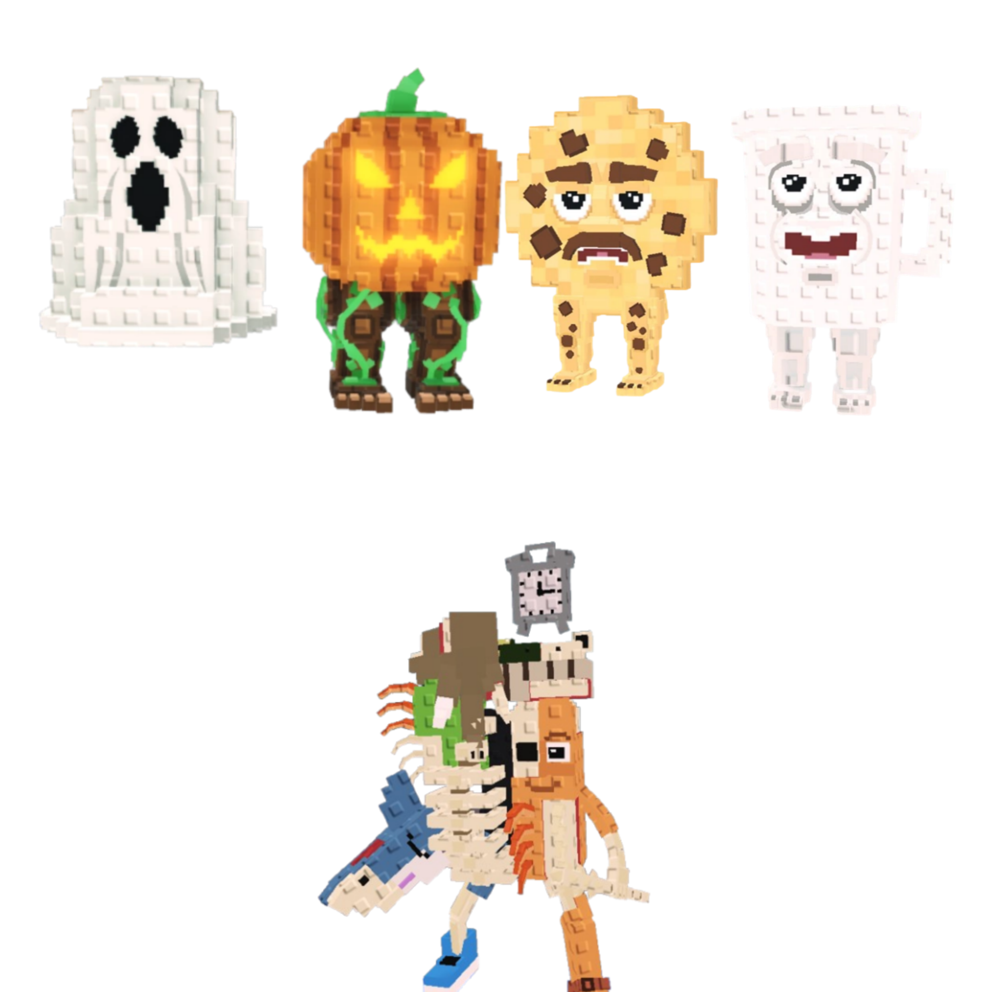 [BUNDLE] - 🔮 1x Spooky and Pumpky 🔮 1x La Extinct Grande 🔮 1x Cooki And Milki