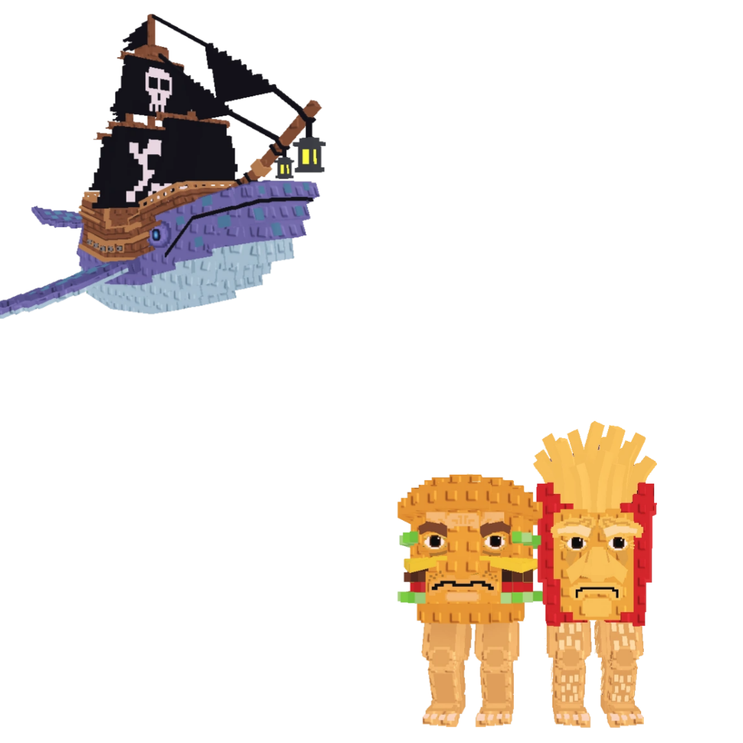 [BUNDLE] - 🪄 1x Capitano Moby 🪄 1x Burguro And Fryuro