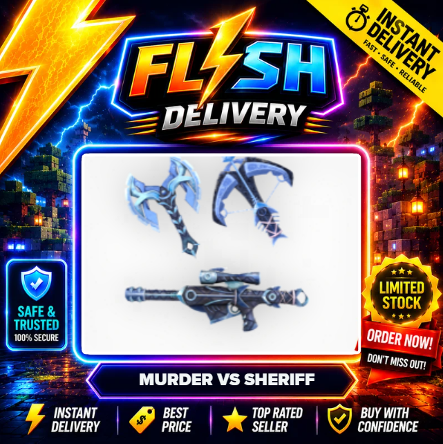 FROSTBITE BUNDLE (SNIPER + CROSSBOW + AXE) - MURDERERS VS. SHERIFFS DUELS / MVSD