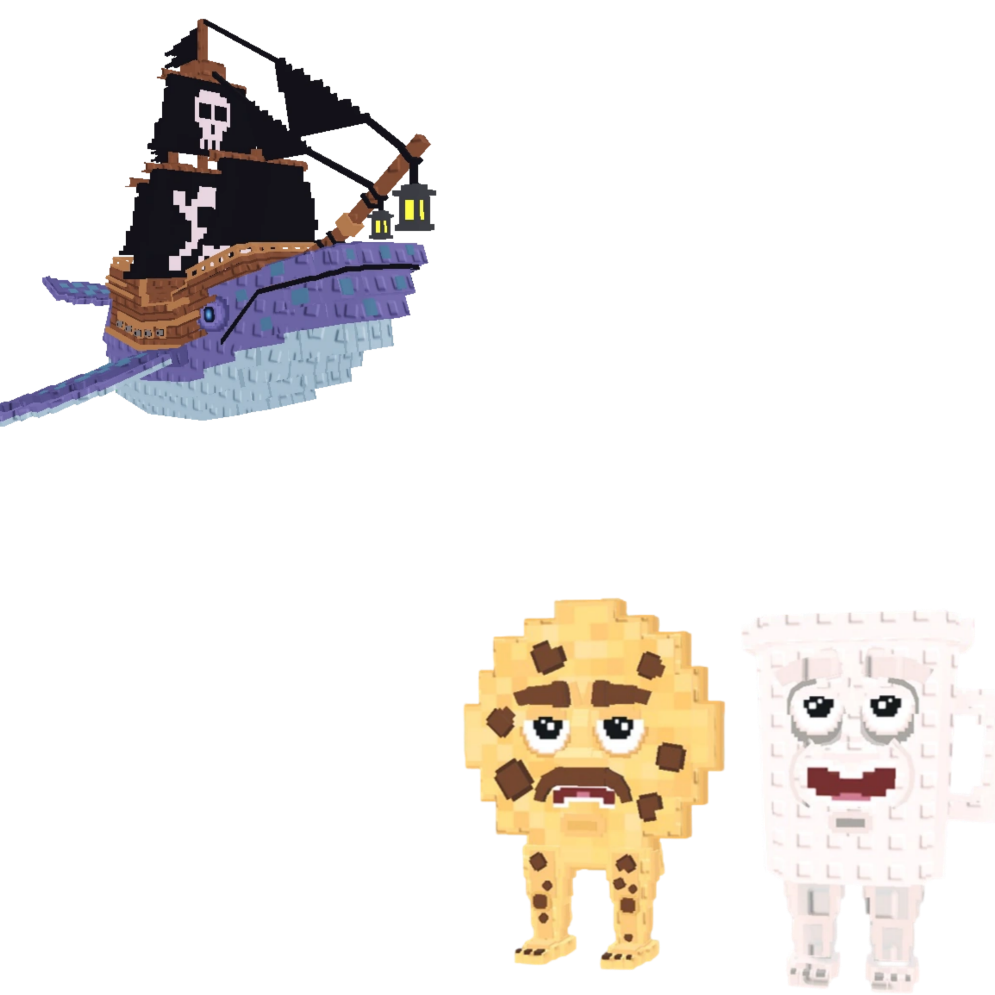 [BUNDLE] - 🕹️ 1x Capitano Moby 🕹️ 1x Cooki And Milki