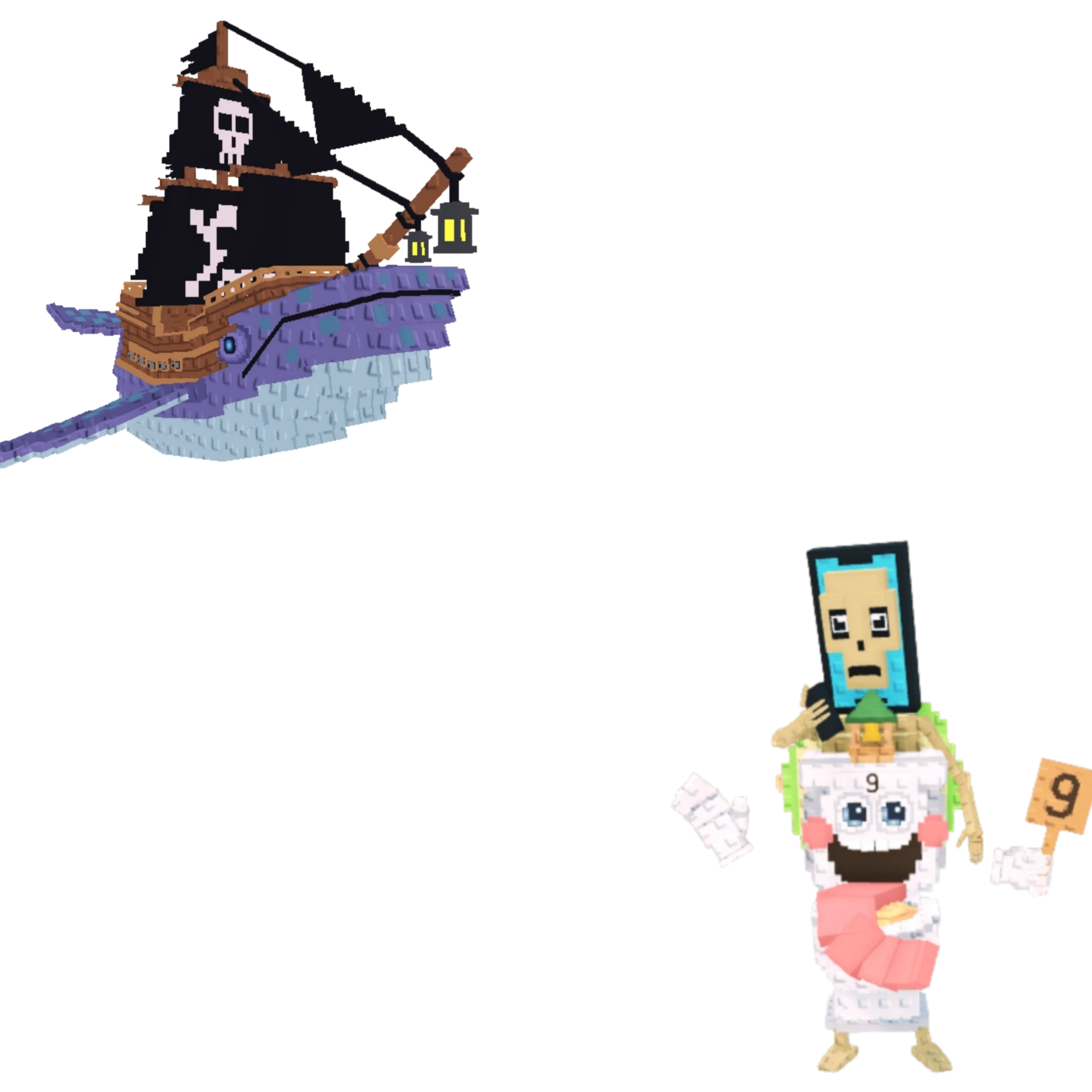 [BUNDLE] - 🎰 1x Capitano Moby 🎰 1x La Secret Combinasion