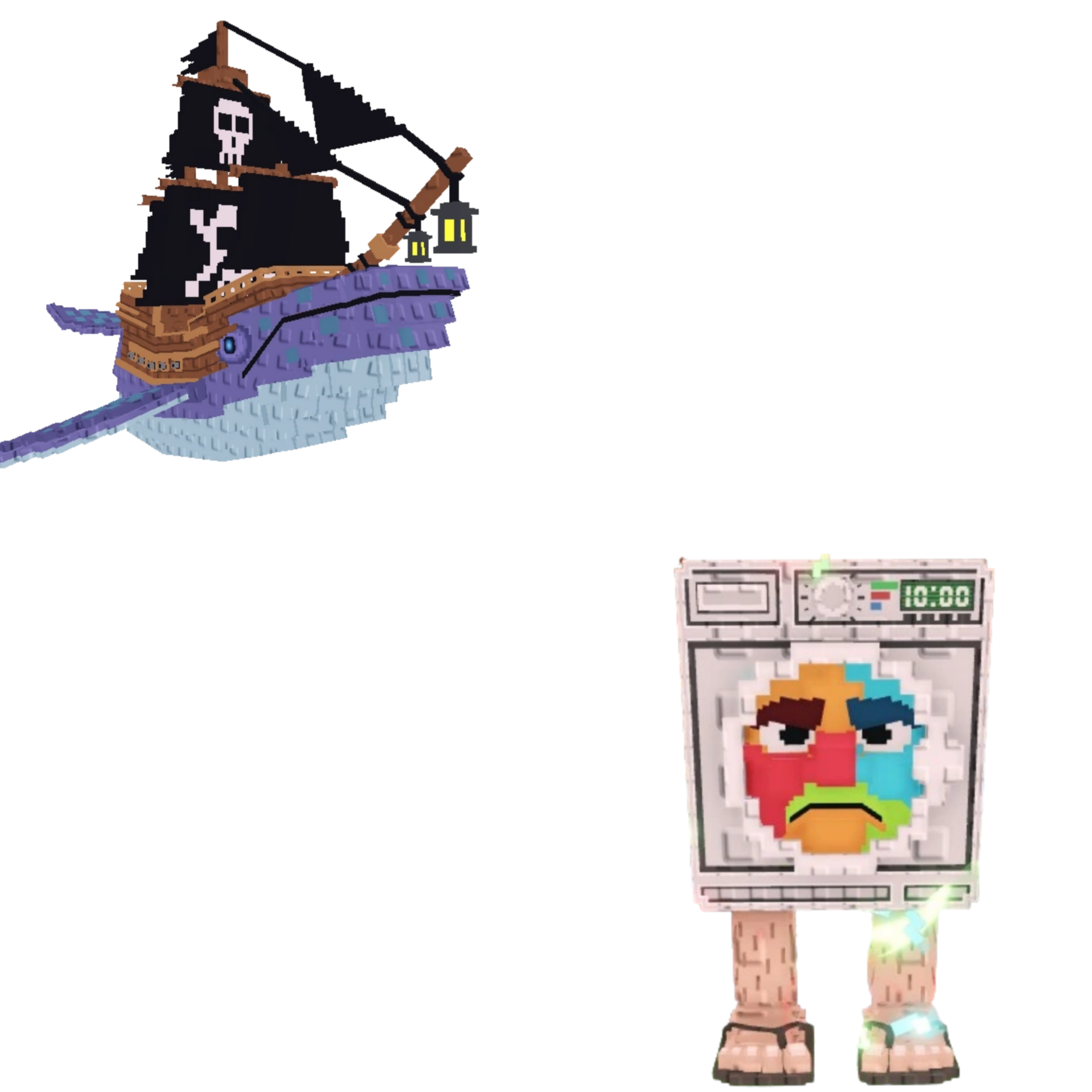 [BUNDLE] - 🧩 1x Capitano Moby 🧩 1x Lavadorito Spinito