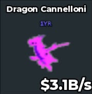 BS11457 Dragon Cannelloni Galaxy 3.1B/s