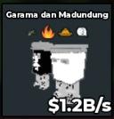 BS11465 Garama and Madundung Yin Yang 1.2M/s